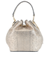 Karung Serpenti Forever Bucket Bag, &pound;1,100, Handbags, Gold/Rose Gold, Leather, Back view